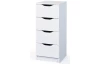 Komoda so 4 zásuvkami Westphalen, biela