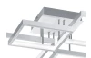 Stropné LED osvetlenie Sorrento 52x16 cm, brúsený hliník
