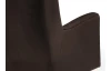 Kreslo Symi, tmavo hnedá látka