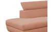 Rohová sedacia súprava Othello, lososová látka, ľavý roh