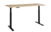 Písací stôl s elektrickým nastavením výšky Memphis, dub artisan/grafit