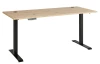 Písací stôl s elektrickým nastavením výšky Memphis, dub artisan/grafit