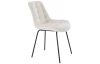 Jedálenská stolička Floretina, krémová štruktúrovaná látka
