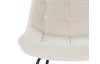 Jedálenská stolička Floretina, krémová štruktúrovaná látka