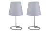 Stolná lampička - set 2 ks Twin, šedá