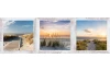 Sada obrazov na stenu (3 ks) Pláž