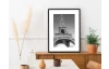 Rámovaný obraz Eiffelova veža  50x70 cm, čiernobiely