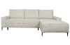 Rohová sedačka Aarnus, krémová štruktúrovaná látka