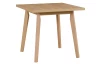 Štvorcový jedálenský stôl Norveg 80x80 cm, dub sonoma