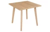 Štvorcový jedálenský stôl Norveg 80x80 cm, dub sonoma