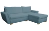 Rohová sedačka Helvetius, modrá látka