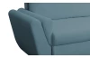 Rohová sedačka Helvetius, modrá látka