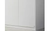 Šatníková skriňa Hildesheim, 271 cm,biela / biela