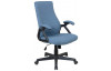 Kancelárska stolička Lineus, modrá tkanina