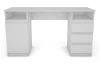Písaci stôl so 3 zásuvkami Carlos, biely