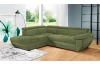 Rohová sedacia súprava Speedway, olivovo zelená látka, ľavý roh