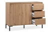 Komoda so zásuvkami Korsika, dub artisan