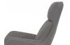 Hojdacie  kreslo Lindberg, holubia šedá látka