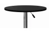 Okrúhly barový stôl Laurent 60 cm, čierny
