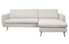 Rohová sedačka Salma, krémová látka, univerzálna pravá/ľavá