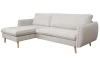 Rohová sedačka Salma, krémová látka, univerzálna pravá/ľavá