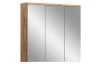 Kúpeľňová zrkadlová skrinka Grado, dub nox