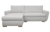 Rohová sedačka Helvetius, svetlo šedá látka
