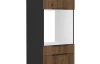 Vysoká skriňa pre vstavanú rúru Monza, 60 cm, orech/čierna