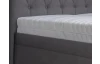 Posteľ Amy 180x200 cm, tmavo šedá látka