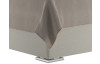 Posteľ Monte 180x200 cm, krémová tkanina, s dekou