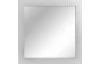 Nástenné zrkadlo Glamour 40x40 cm, biela štruktúra
