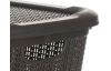 Úložný box 15 l, hnedý, ratanový vzhľad