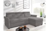 Rohová sedacia súprava Harris, ocelovo šedá látka, pravý roh