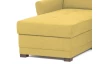 Rohová sedacia súprava Harris, žltá kari látka,ľavý roh