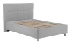 Posteľ Glory 140x200 cm, svetlo šedá látka, bez matraca