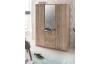 Šatníková skriňa Aachen, 135 cm, dub san remo