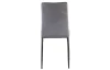Jedálenská stolička Mette, stredne šedá látka