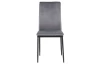 Jedálenská stolička Mette, stredne šedá látka