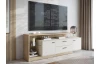 TV stolík Meolo, 191,5 cm, dub cremona/béžový kašmír
