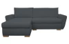 Rohová sedačka Helvetius, tmavo šedá látka