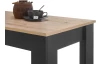 Barový stôl Modesto, dub artisan/čierny