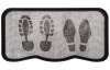 Odkvapkávač na topánky 75x38 cm, motív stopy