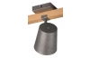 Stropné osvetlenie Bell, antický nikel, 3 svietidlá