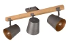 Stropné osvetlenie Bell, antický nikel, 3 svietidlá