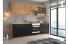 Dolná kuchynská skrinka Modena, 80 cm, dub artisan/čierna