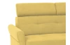 Rohová sedacia súprava Harris, žltá karí látka, pravý roh