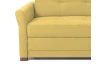 Rohová sedacia súprava Harris, žltá karí látka, pravý roh
