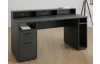 Písací stôl s nástavcom Kamil, antracitový