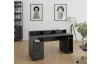 Písací stôl s nástavcom Kamil, antracitový