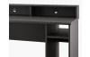 Písací stôl s nástavcom Kamil, antracitový